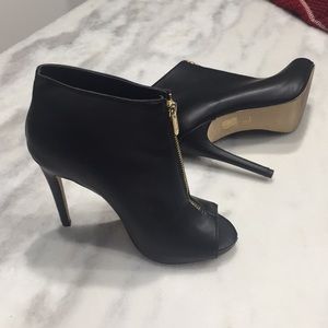 Black Fall Bootie Heels